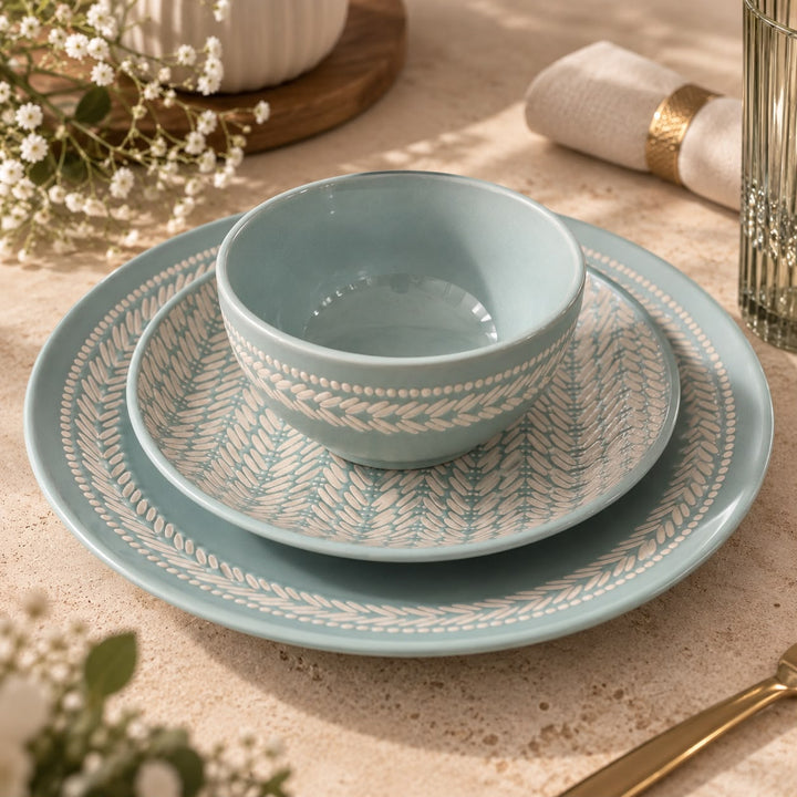Service de Table 18pcs Sauge