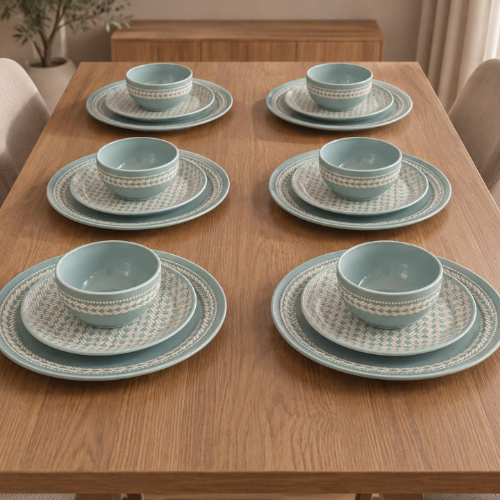Service de Table 18pcs Sauge