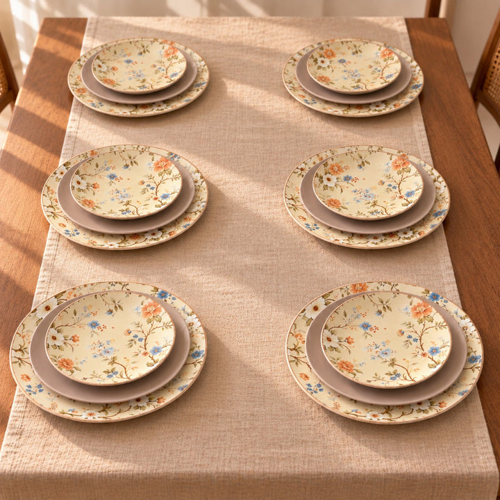 Service de table 18pcs Florale