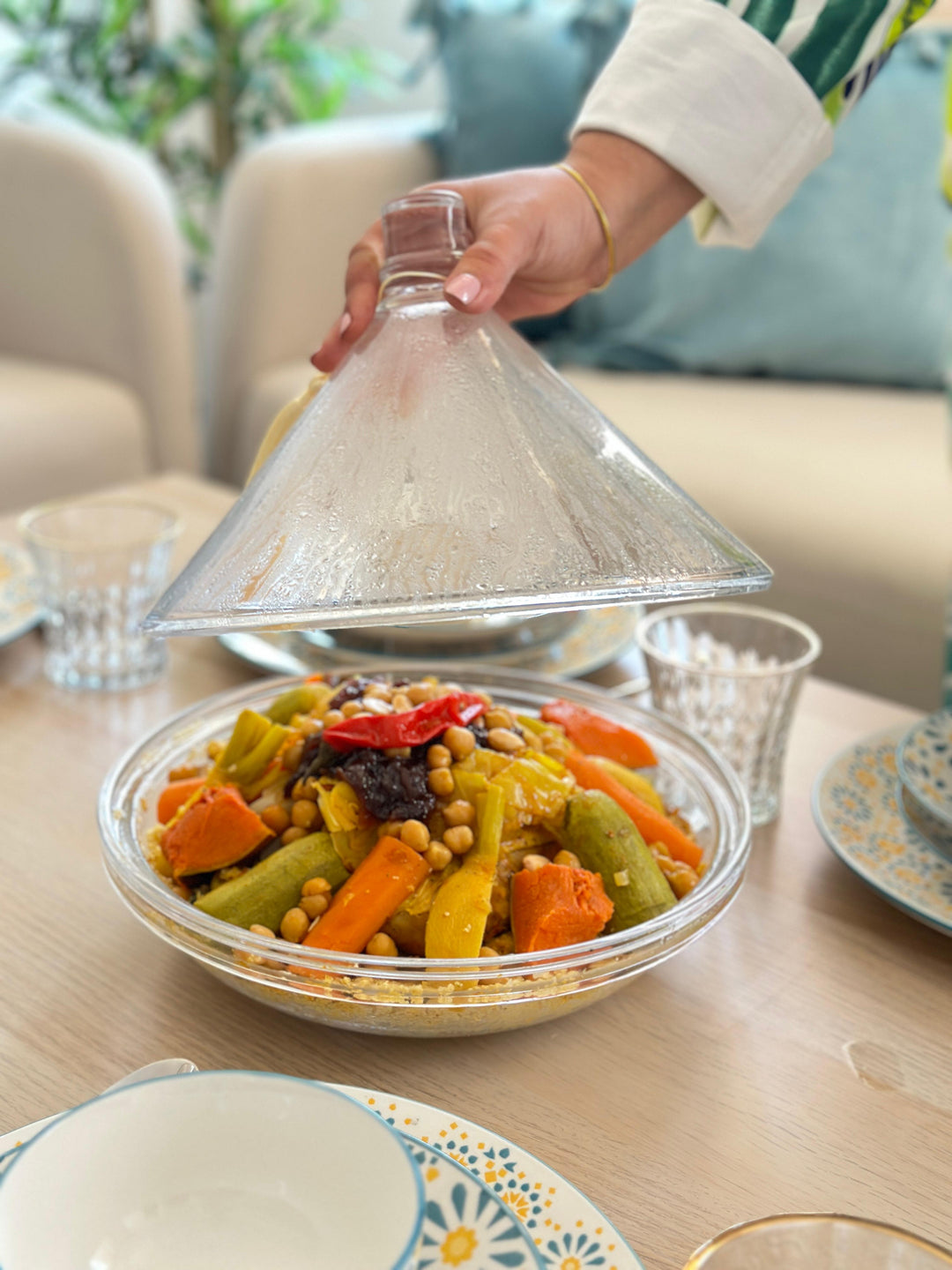 Tajine en verre gm 28cm