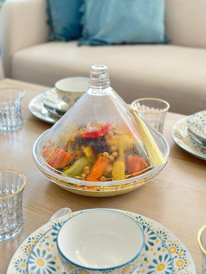 Tajine en verre gm 28cm