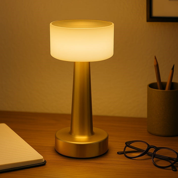 Lampe dorée USB 21x9cm