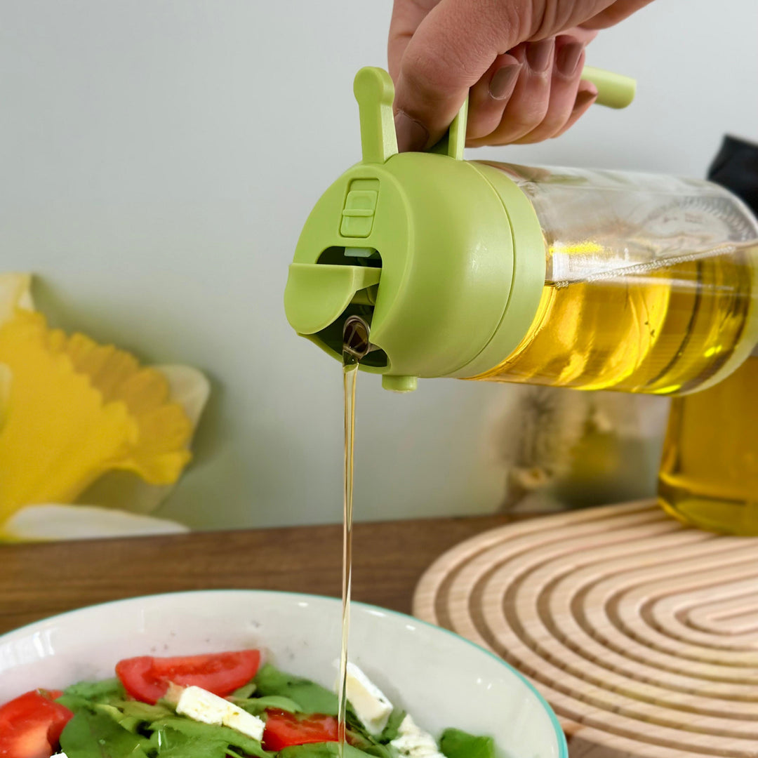 Set 2 huiliers en verre 450ML