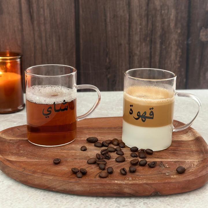 6 mugs à café 6x8,50cm