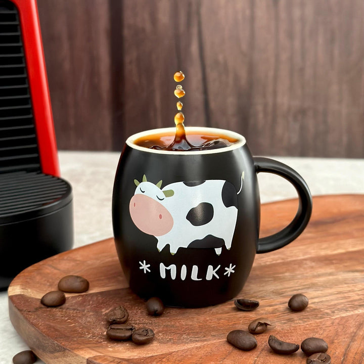 6 tasses à café motif vache 6x5,50cm