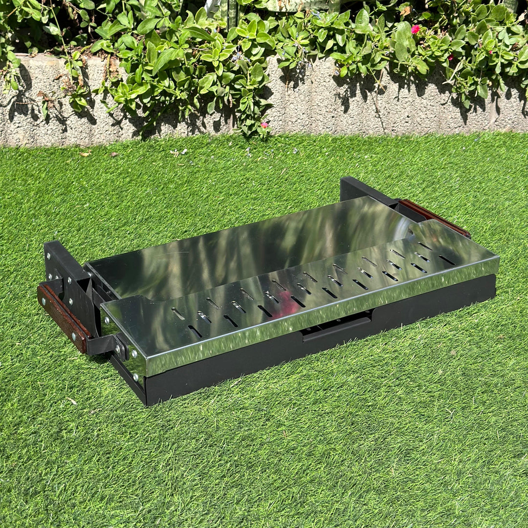 Barbecue à charbon en métal 50x33x14cm