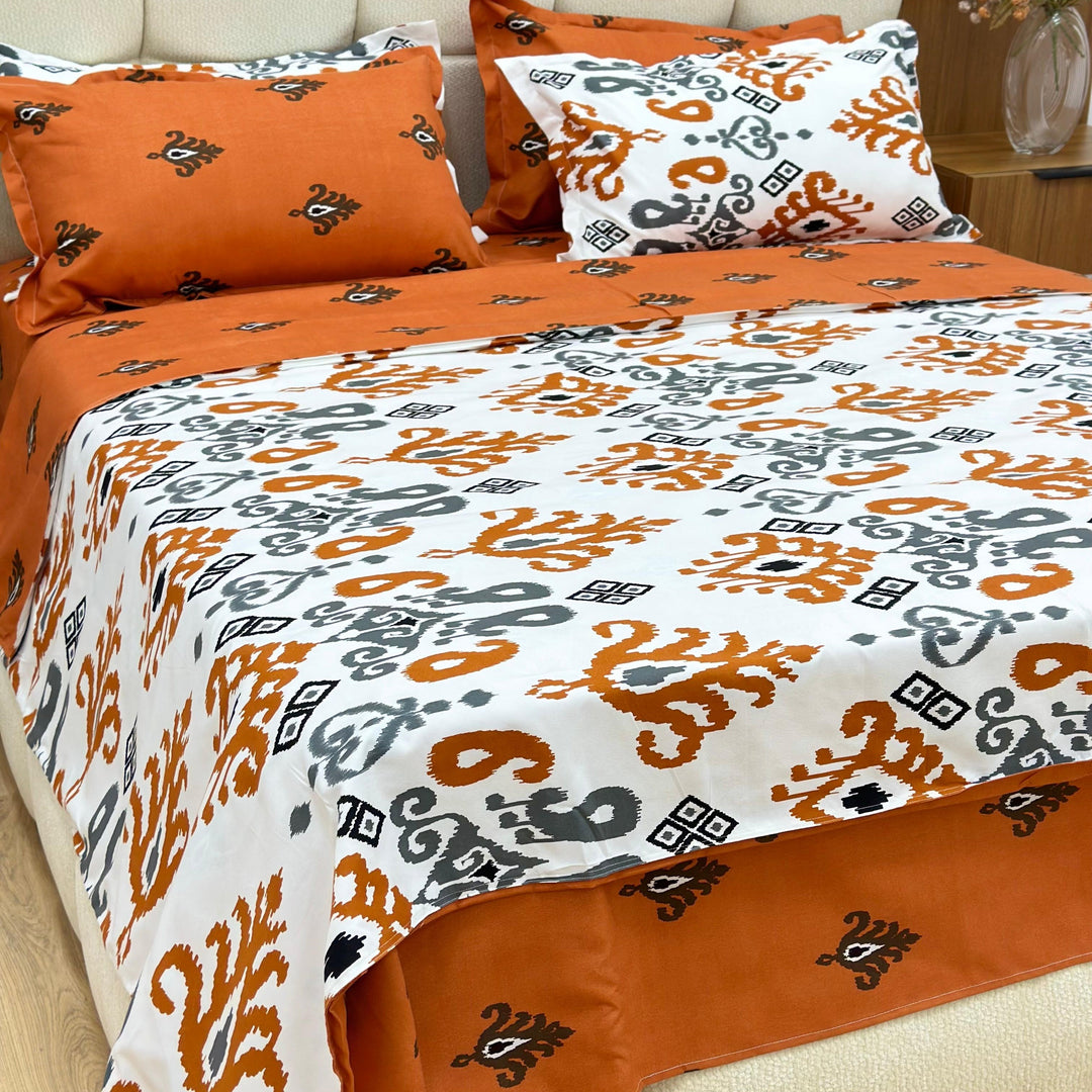 Parure de lit 6pcs 250x250cm / 200x230cm / 50x70cm x4