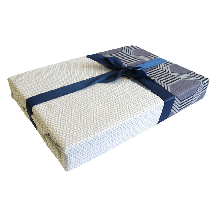 Parure de lit 6pcs 250x270cm / 200x220cm / 50x70cm x4