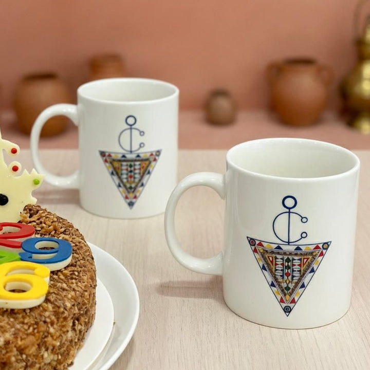 Set 6 mugs Tazerzit en céramique 340ML