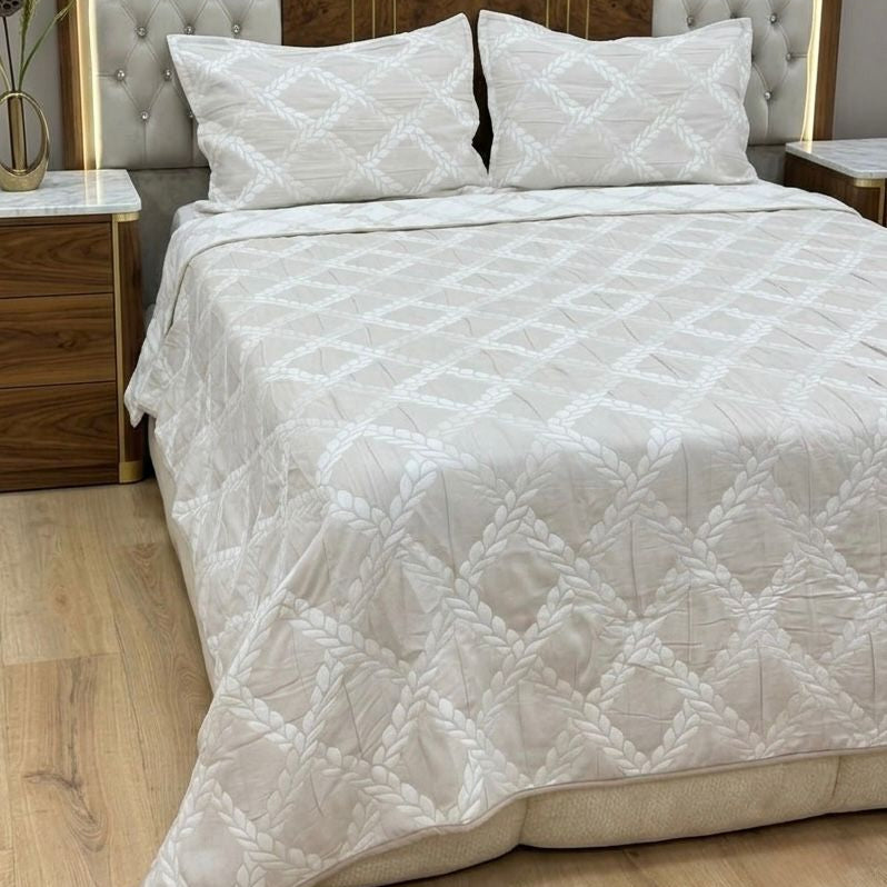 Parure de lit 3pcs 220x240cm / 2x50x70cm modèle 14