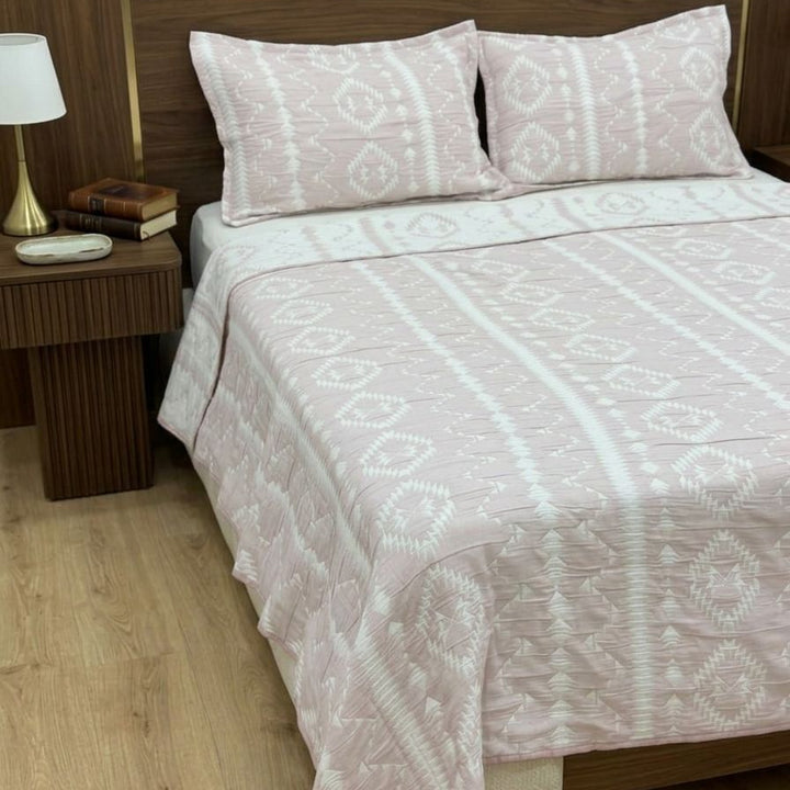 Parure de lit 3pcs 220x240cm / 2x50x70cm modèle 4