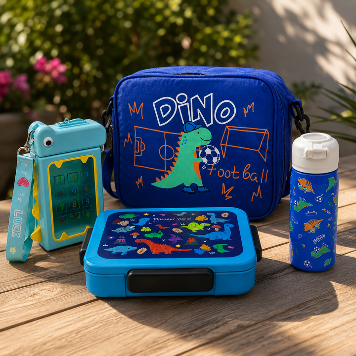 Set Lunch Box Dinosaure
