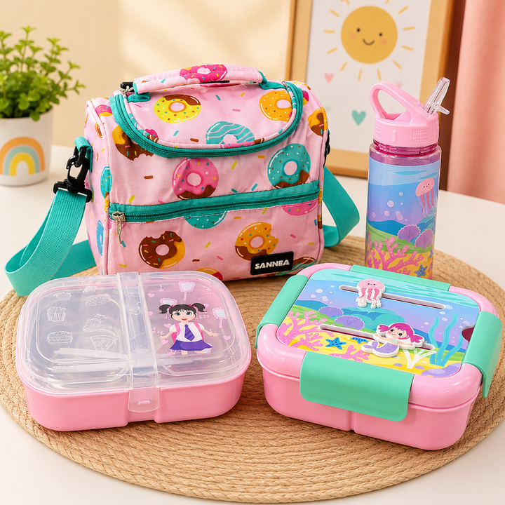 Set Lunch Box Pinky