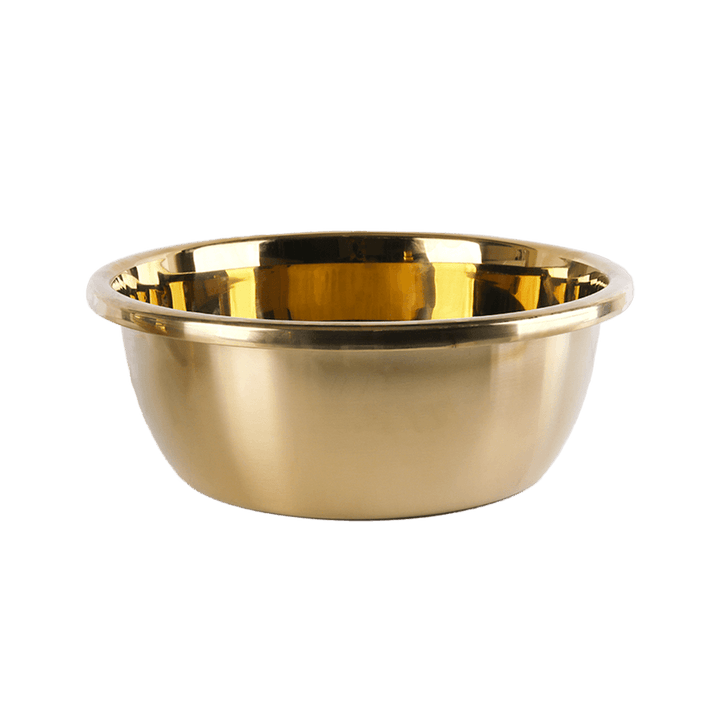 Bassine en métal doré 32cm - Saga Cuisine