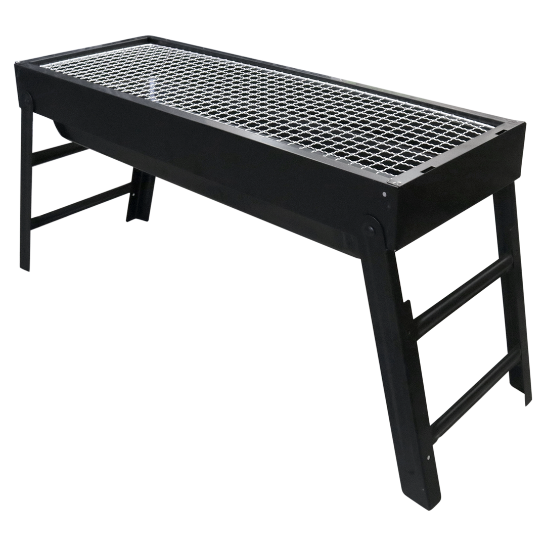 Barbecue à charbon en métal 60x23x33,50cm