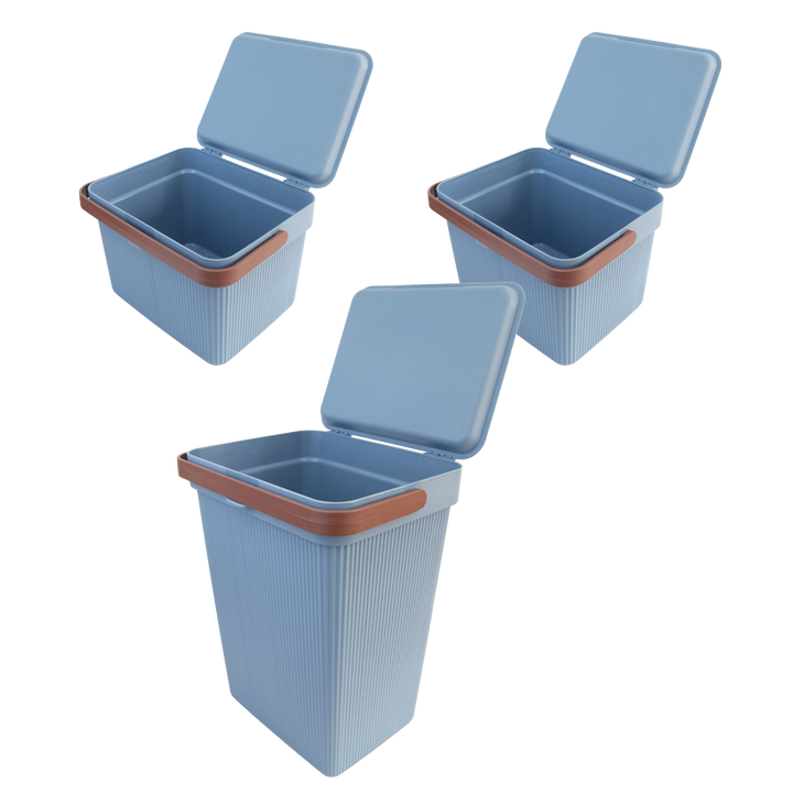 Set 2 mini paniers de rangement 6L + 1 panier 10L