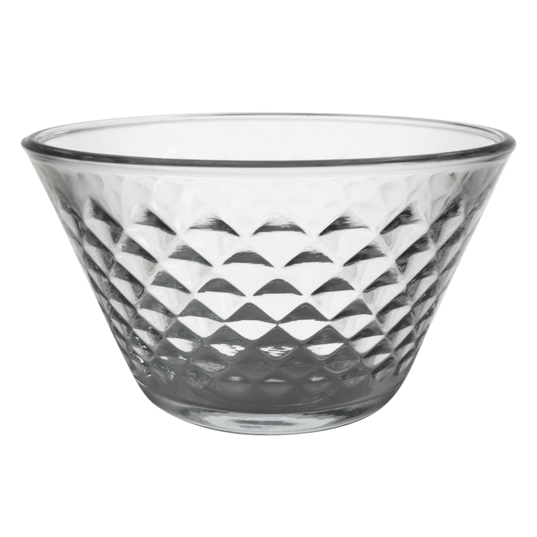Set 9 bols en verre 11x6cm