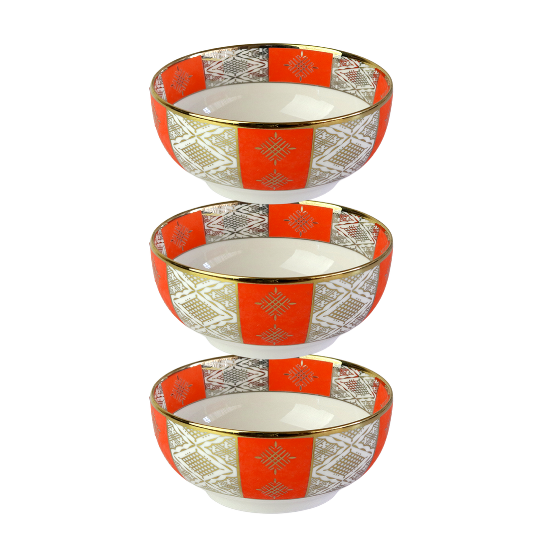 Set 3 bols à motif Beldi 15cm