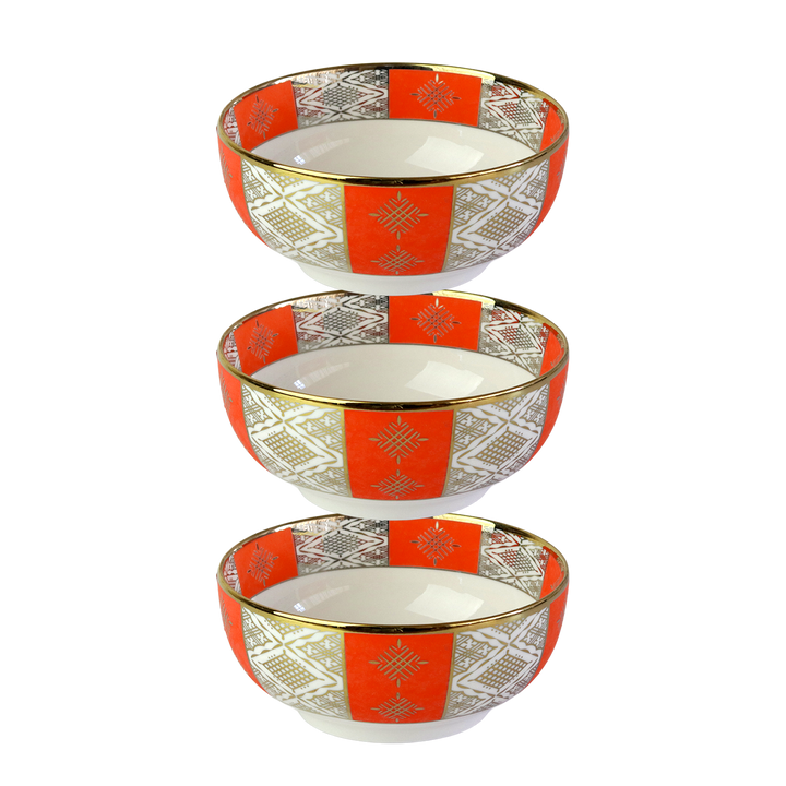 Set 3 bols à motif Beldi 15cm