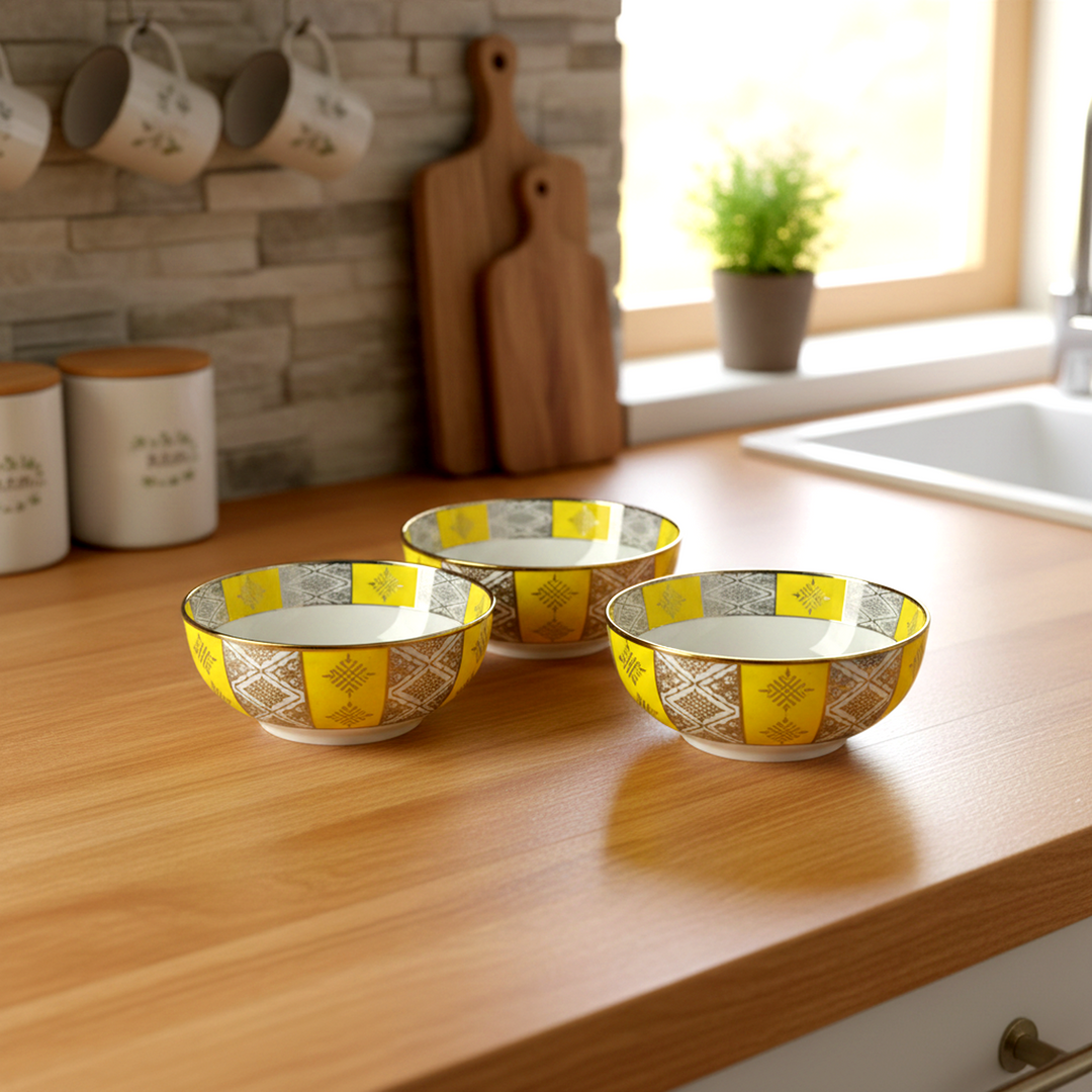 Set 3 bols à motif Beldi 15cm