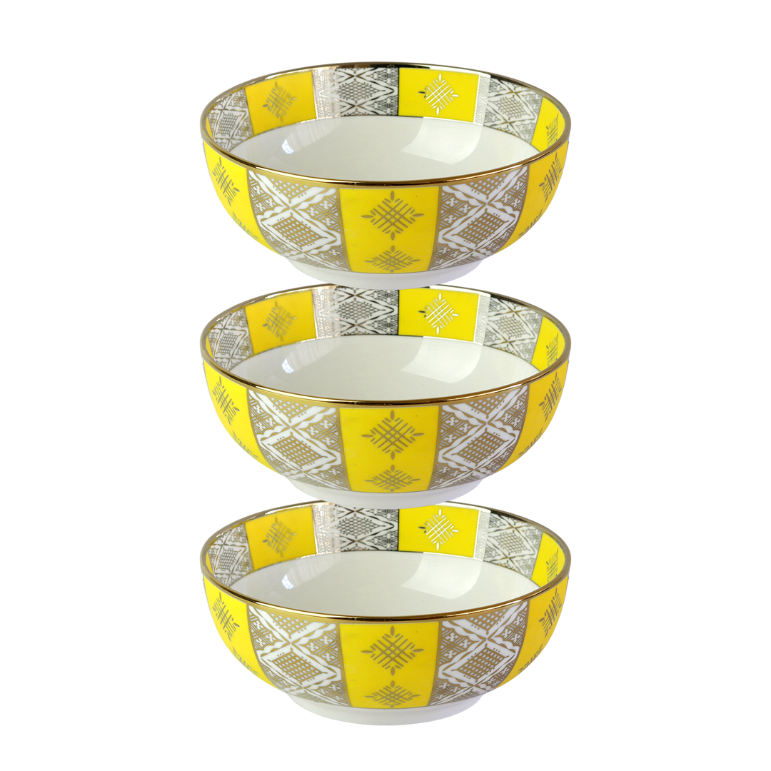 Set 3 bols à motif Beldi 15cm