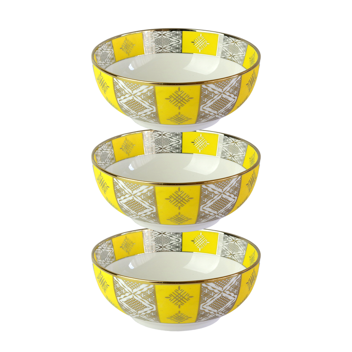 Set 3 bols à motif Beldi 15cm