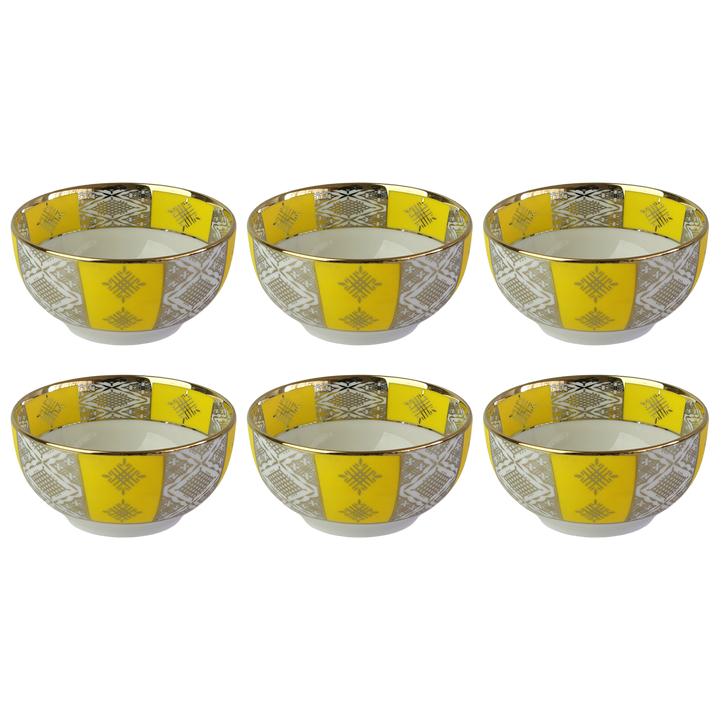 Set 6 bols à motif Beldi 12cm