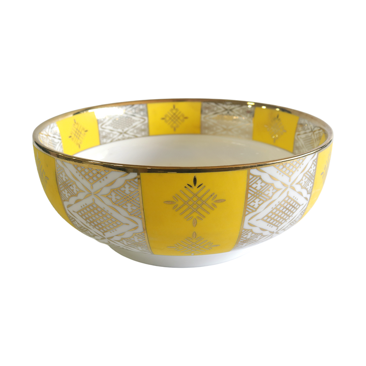 Saladier en porcelaine "beldi" 23x8,50cm