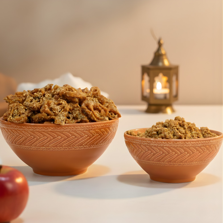 Set 2 bols en céramique 20cm + 25cm