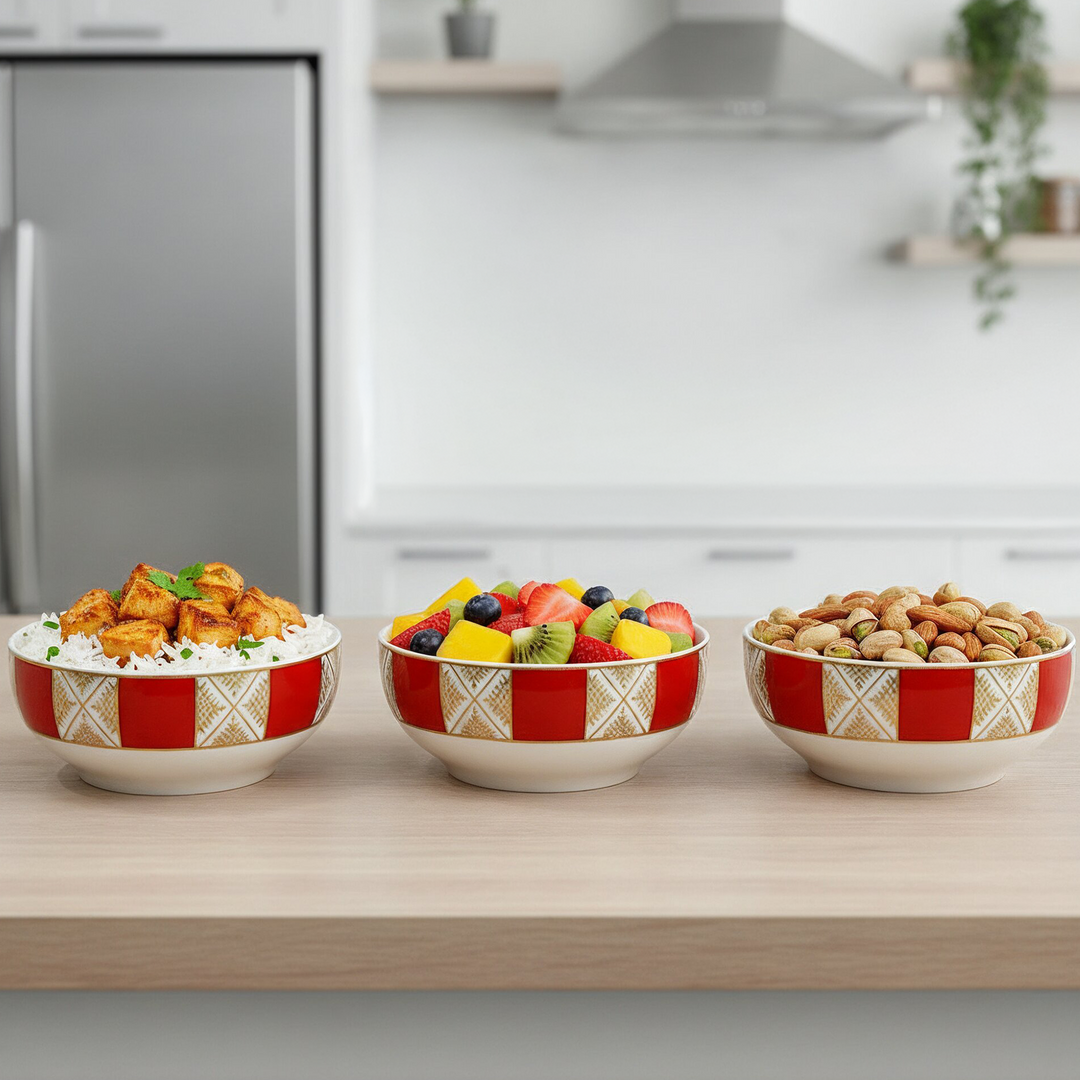 Set 3 bols 18cm beldi