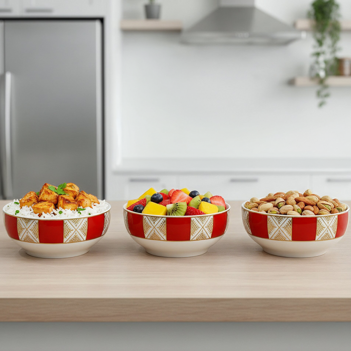 Set 3 bols 18cm beldi