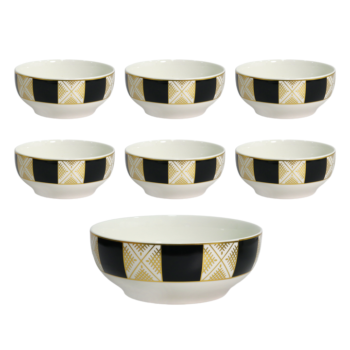 Set saladier 25cm + 6 bols 15cm beldi