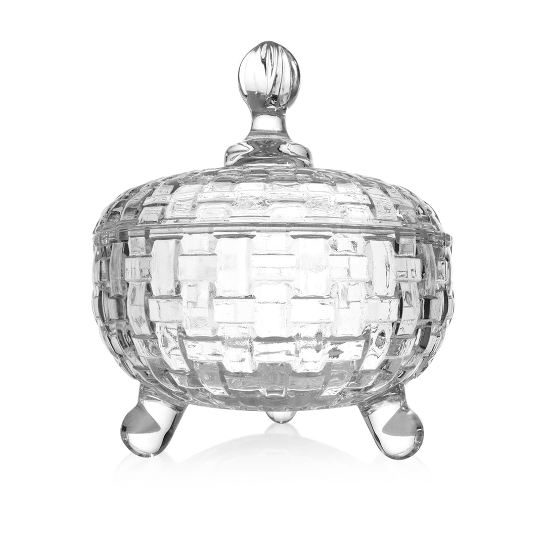 Bonbonnière en verre 15x16cm