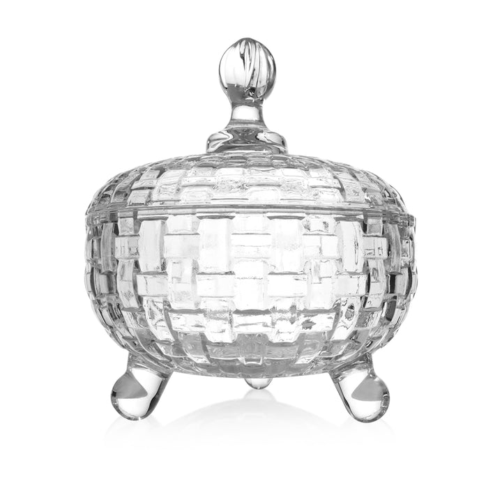 Bonbonnière en verre 15x16cm