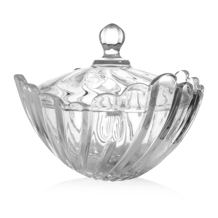 Bonbonnière en verre 19x12cm