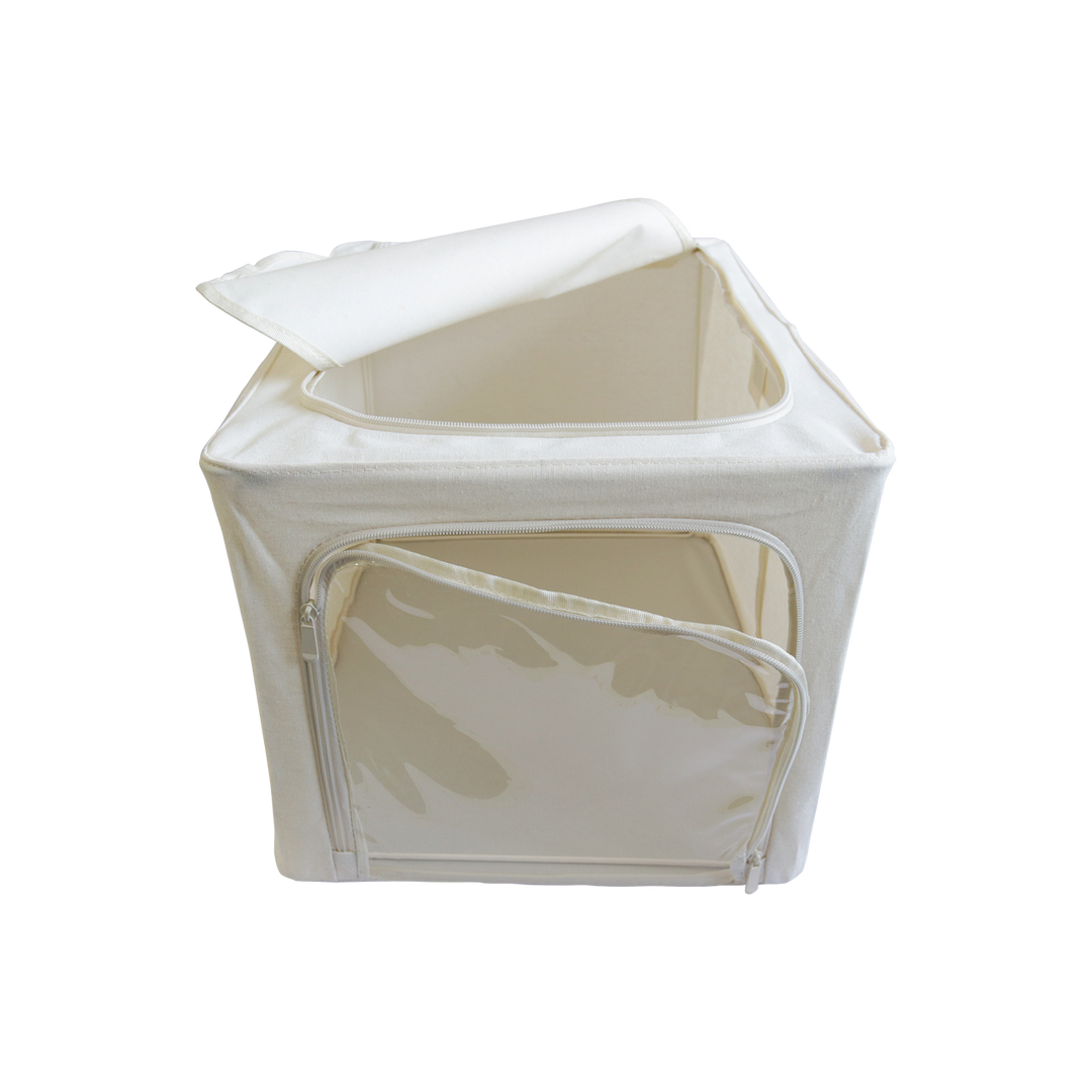 Box rangement en tissu 47x36x26,50cm