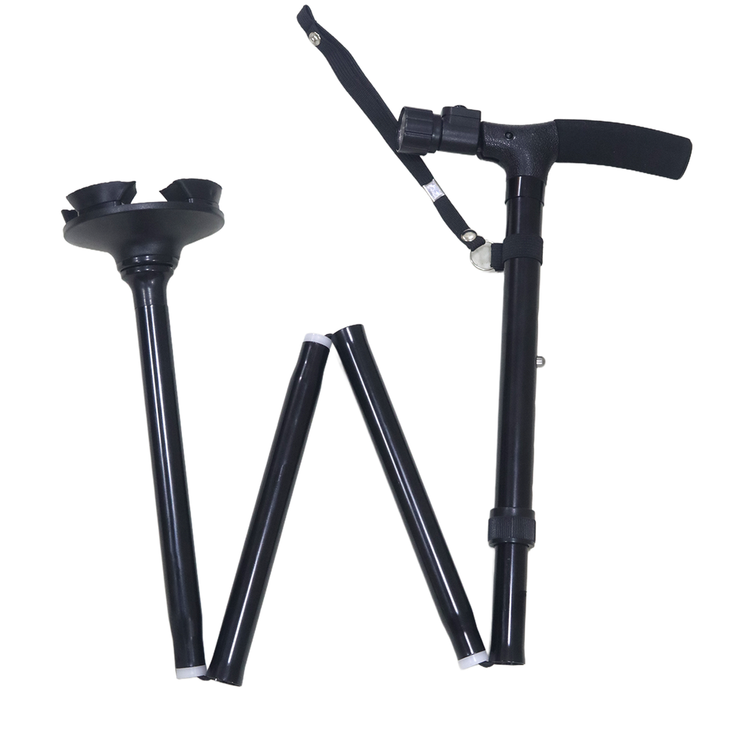 Canne Pliable en Métal avec Lampe LED