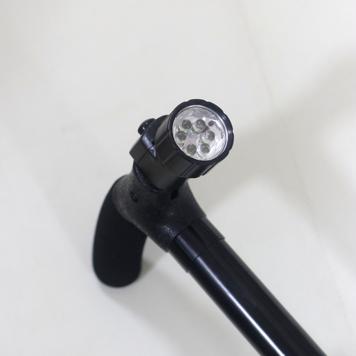Canne Pliable en Métal avec Lampe LED