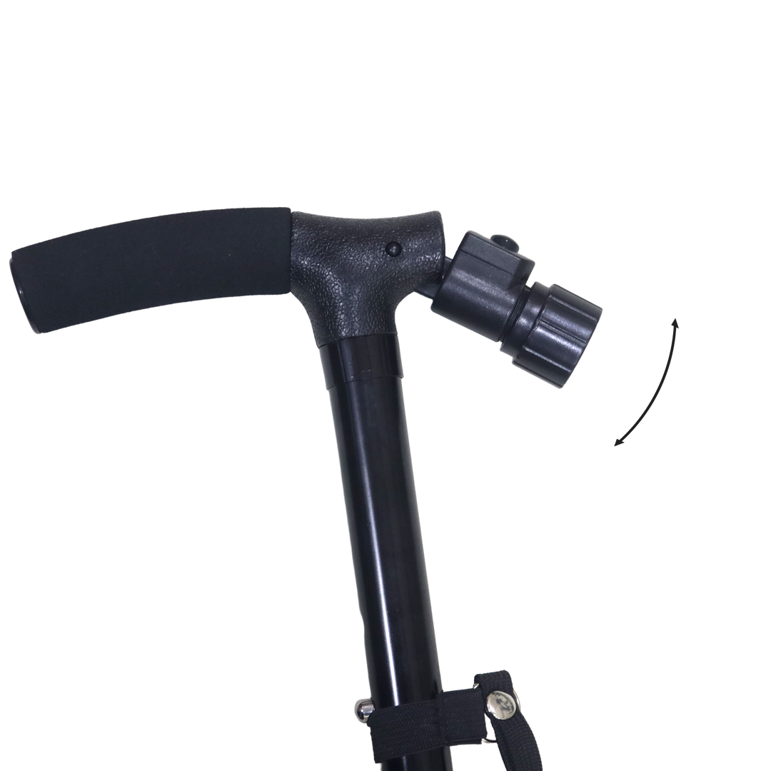 Canne Pliable en Métal avec Lampe LED
