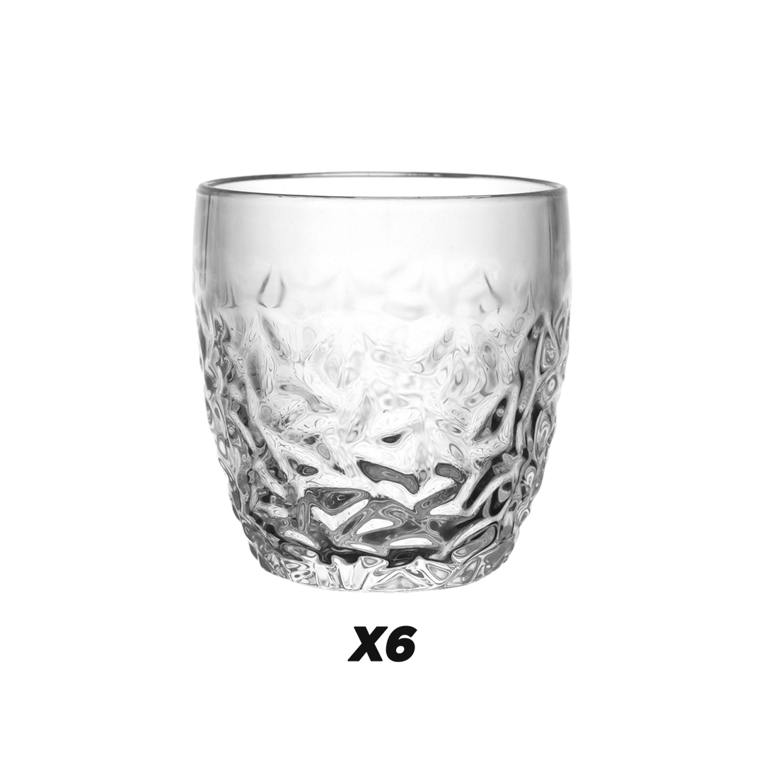 Carafe en verre 850ML + 6 verres à eau/jus 300ML