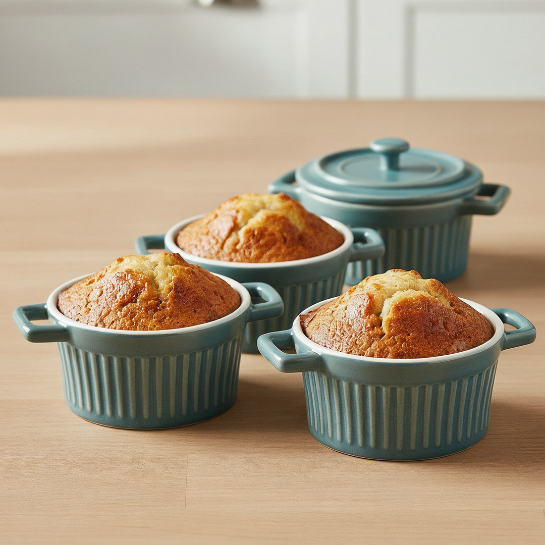 Set 4 cassolettes 10x5cm