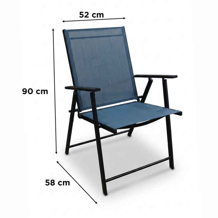 Chaise pliable 52x58x90cm