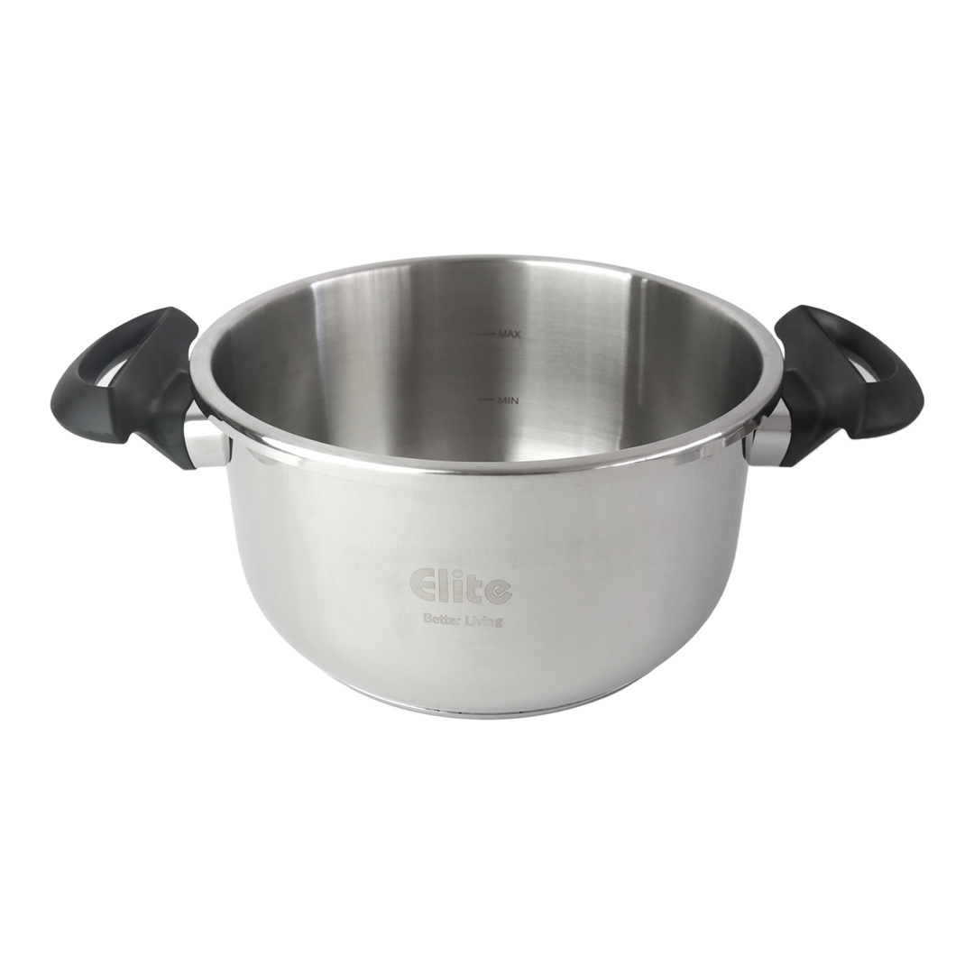 Cocotte en inox autocuiseur clips 6L