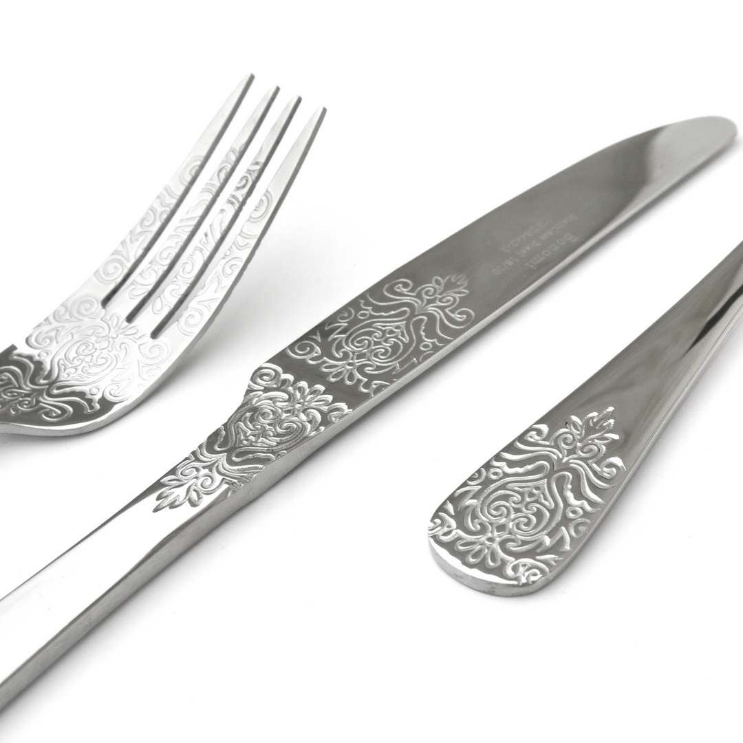 Couvert de table silver 24pcs