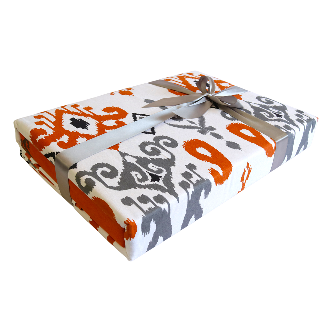 Parure de lit 6pcs 250x250cm / 200x230cm / 50x70cm x4