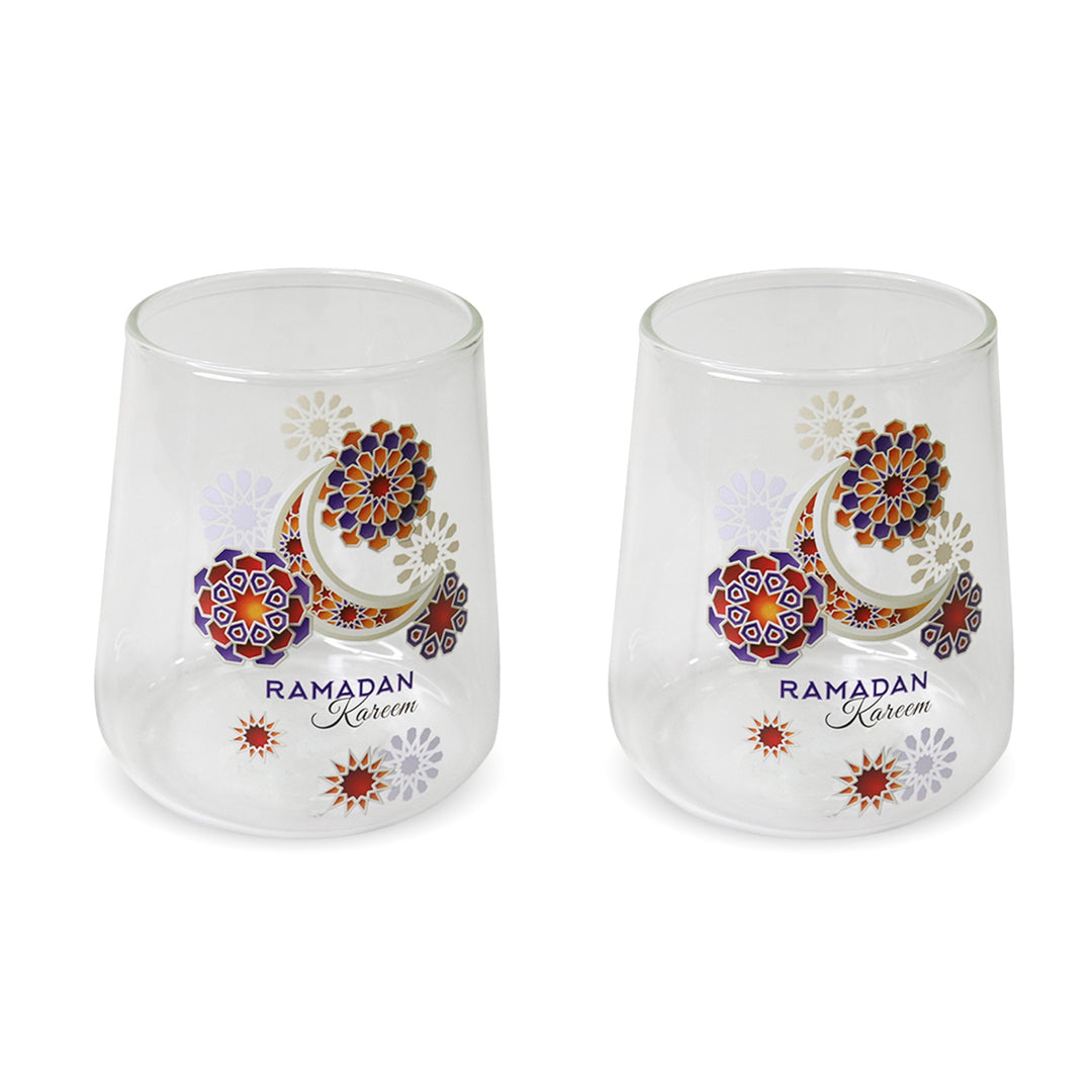 Set 2 verres à jus 460ML Ramadan