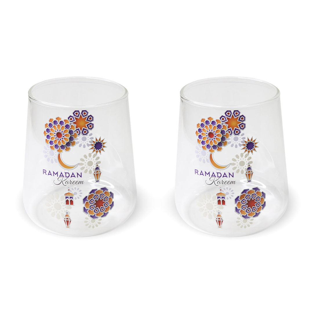 Set 2 verres à jus 460ML Ramadan