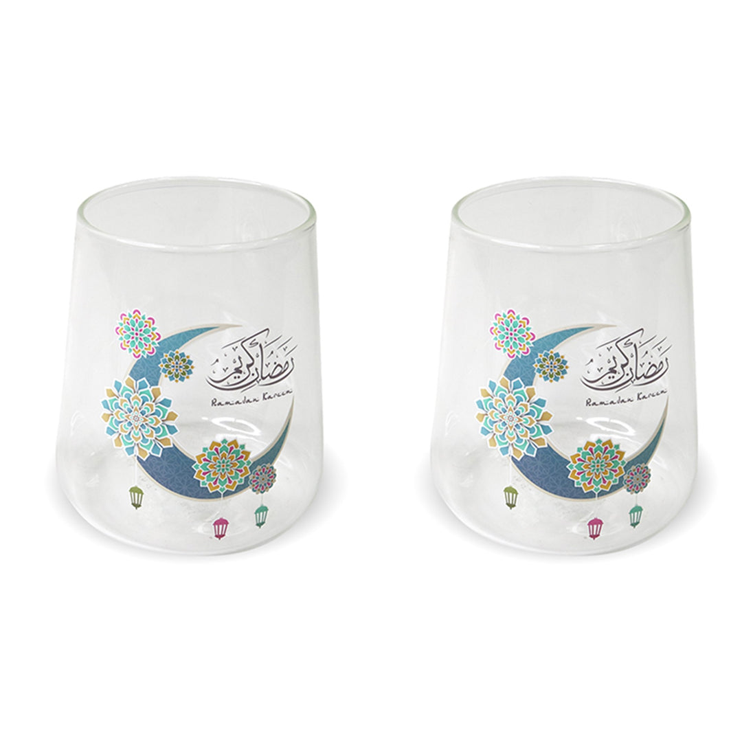 Set 2 verres à jus 460ML Ramadan