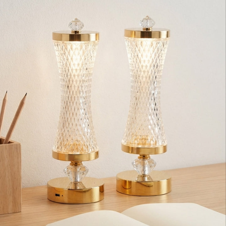 Set 2 lampes décoratif 30cm USB modèle 6