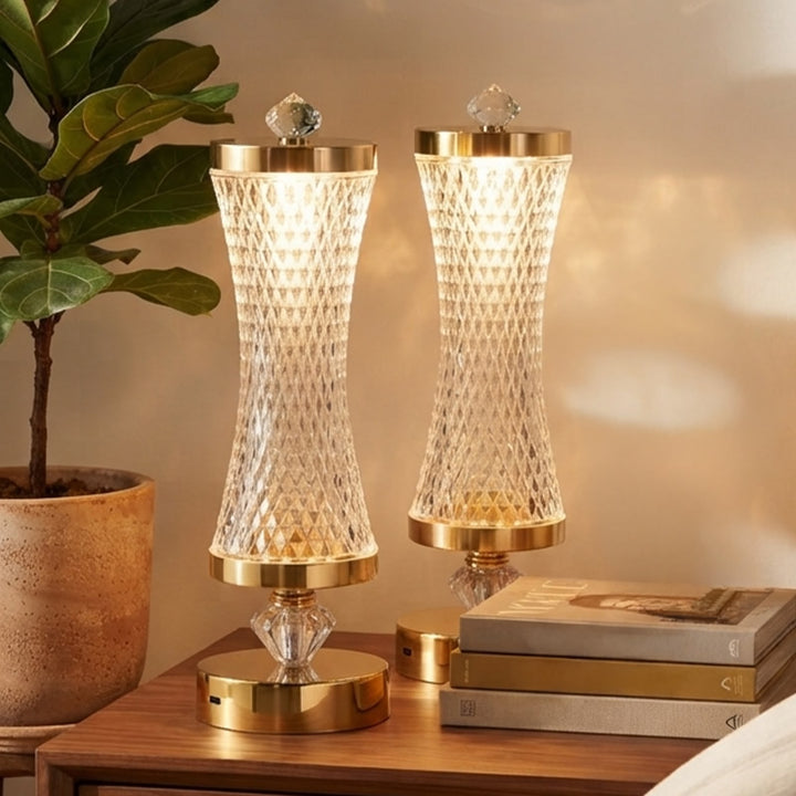 Set 2 lampes décoratif 30cm USB modèle 6